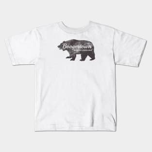 Boogertown, NC - Bear (Distressed) Kids T-Shirt